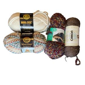 Bundle of 4 Misc Yarn Skeins